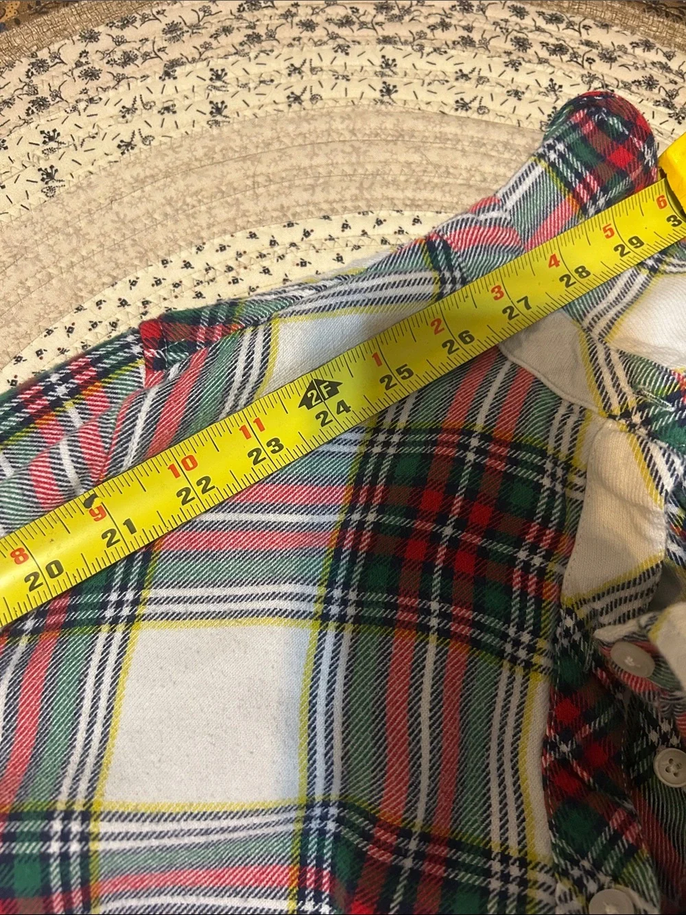 Aerie cotton flannel plaid pajama set